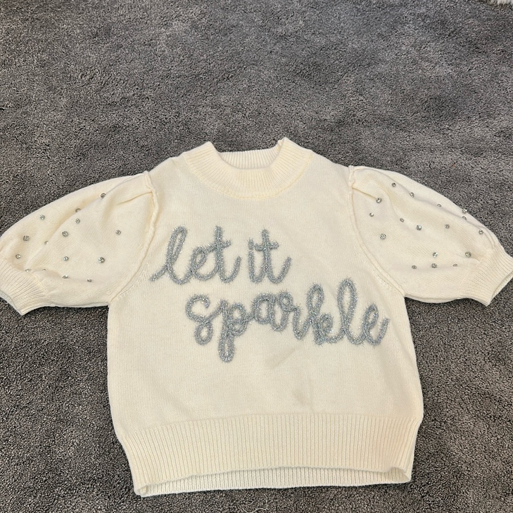 White sweater size small
